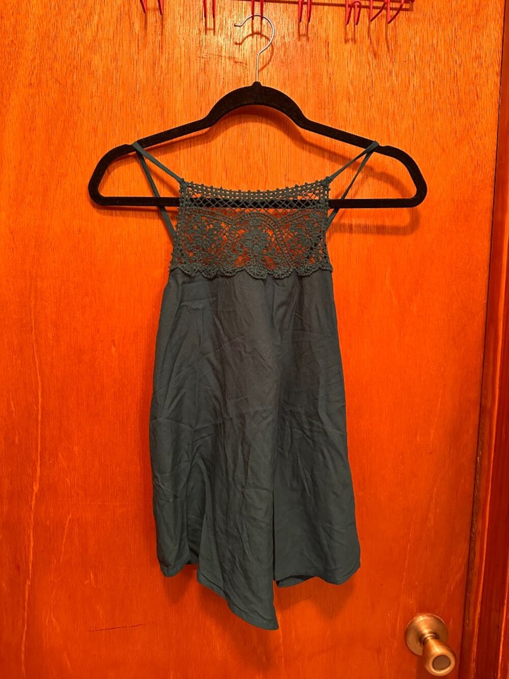 Maurices crochet top cami size L